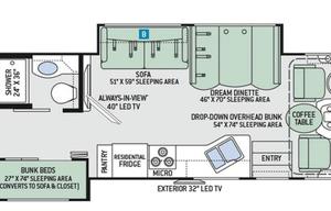 2017 Thor Motor Coach Miramar 37.1 Bunk
