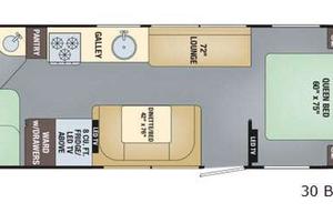 Airstream Flying Cloud 30 Bunk