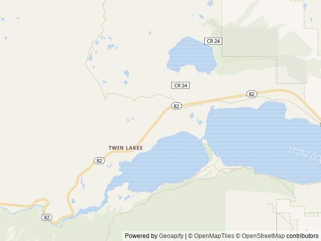 Map of White Star location at Leadville, CO, United States