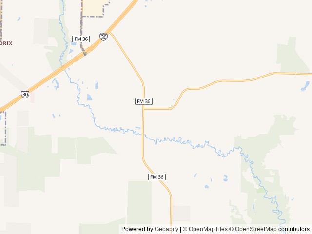 Map of Royal Oaks RV Park location at Caddo Mills, TX, United States