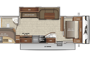 Sleeps 9 2022 Jayco Jay Flight SLX 284BHS