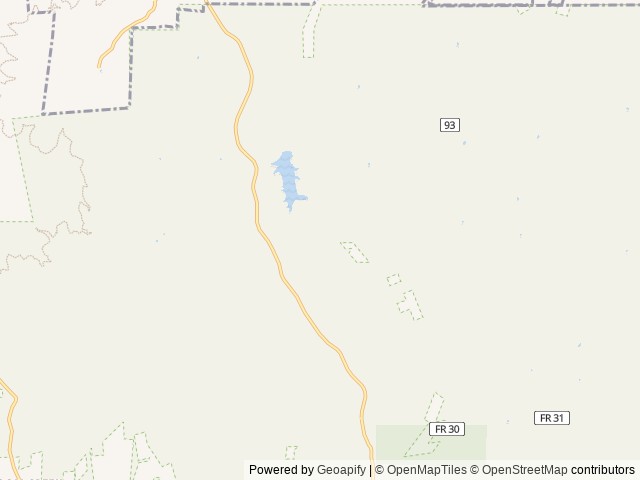 Map of Hilltop Campground (AZ) location at Prescott, AZ, United States