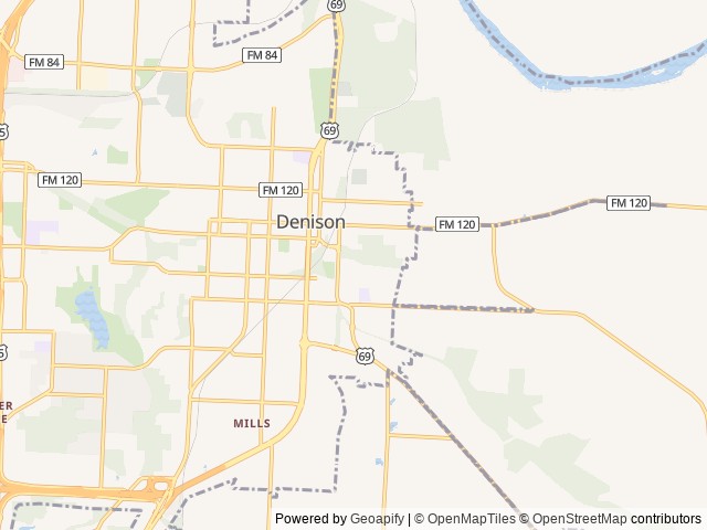 Map for 2022 Hiker MXL5x10 ~ Journey ~ near Denison, TX