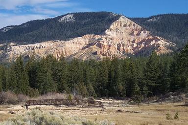 Foot Bridge from Campground to Lake