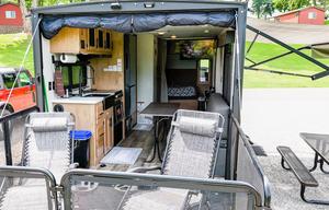 The Black Pearl | Luxury Toy Hauler & Patio Deck!