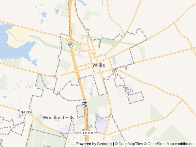Map of Venice on the Lake location at Magnolia, TX, United States