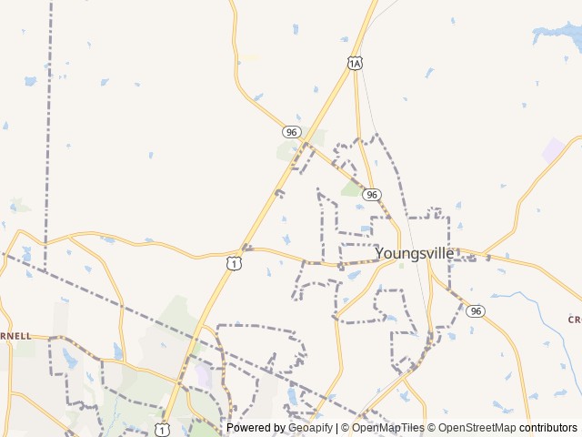 Map for 2024 Thor Motor Coach Quantum LC LF31 near Youngsville, NC