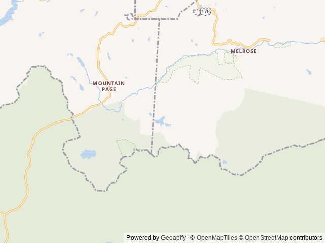 Map of Orchard Lake Campground location at Saluda, NC, United States