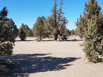 Picnic Table at Reservoir Road OHV Play Area