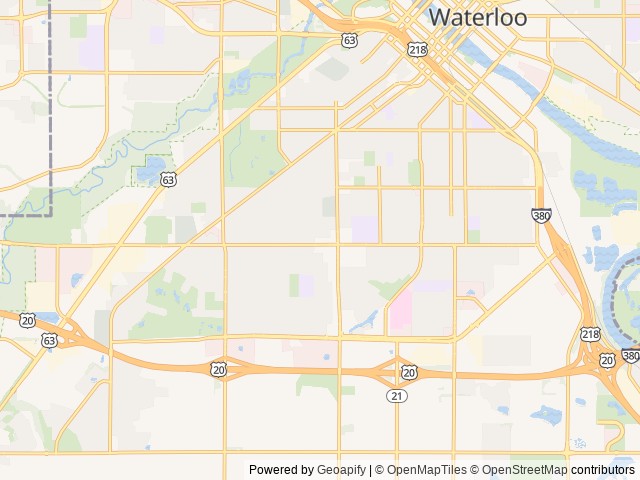 Map for 2025 Campsite reserve Crt23bm-86 near Waterloo, IA