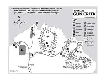 Gun Creek Campground Map