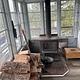 Fivemile Lookout wood stove. 
