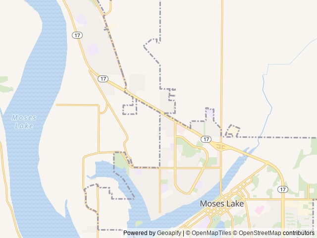 Map for 2025 Keystone RV Coleman Coleman near Moses Lake, WA