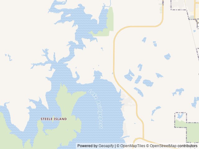 Map of Stanford Ranch Lakeside RV Resort location at Bridgeport, TX, United States