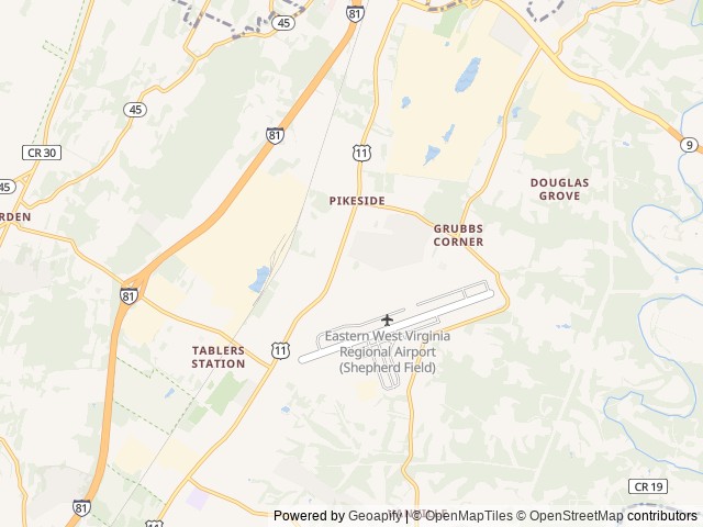 Map for Easy Tow Family Glamper near Martinsburg, VA