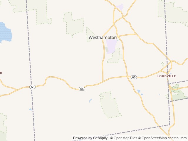 Map of Northampton/Springfield KOA Holiday location at Westhampton, MA, United States