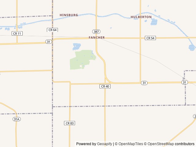 Map of Hickory Ridge Golf & RV Resort location at Holley, NY, United States