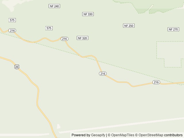Map of Spring Drive RV Campground location at Maupin, OR, United States