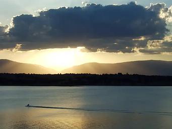Sunset over the Coast Range as viewed from Buckhorn Recration Area