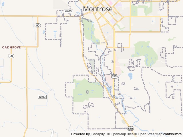 Map for Colorado Family Fun 2018 R-Pod M-179 near Montrose, CO