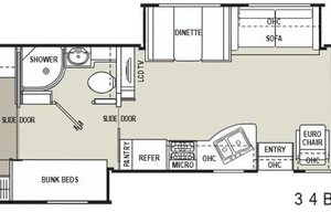 Coachmen Mirada 34BH – Spacious Class A Family RV