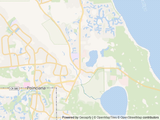 Map of Cypress Cove Nudist Resort location at Kissimmee, FL, United States