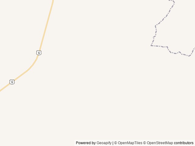 Map of Paul Bunyon's Woodpile location at Fillmore, UT, United States
