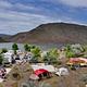 Group Campsite at Steck Park along Brownlee Reservoir near Weiser, Idaho