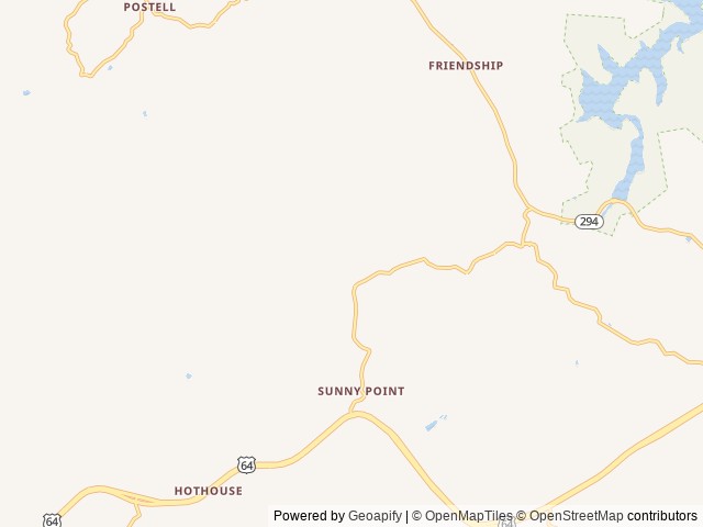 Map of Persimmon Creek RV Park location at Murphy, NC, United States