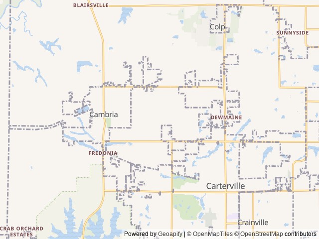 Map for Coachman Catalina 26bhs near Carterville, MO