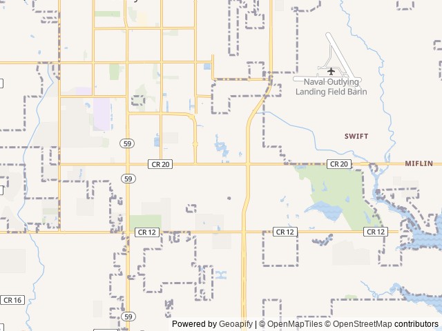 Map of Creekside RV Resort location at Foley, AL, United States