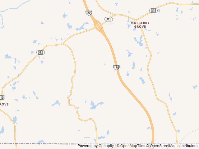 Map for 2025 Four Winds 25V near Harris County, AL