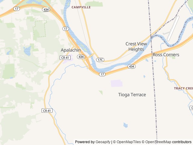 Map for 2021 Heartland Mallard 260 near Apalachin, NY