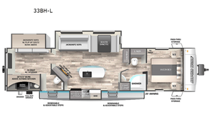 2023 Forest River RV Cherokee Alpha Wolf 33BH-L