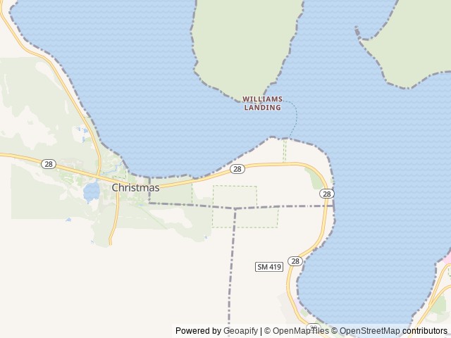 Map of Munising Tourist Park Campground location at Munising, MI, United States