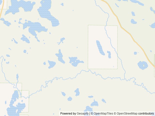 Map of Cookson Lake Campsites location at Munising, MI, United States