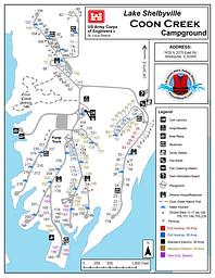 Coon Creek Campground Map 2025