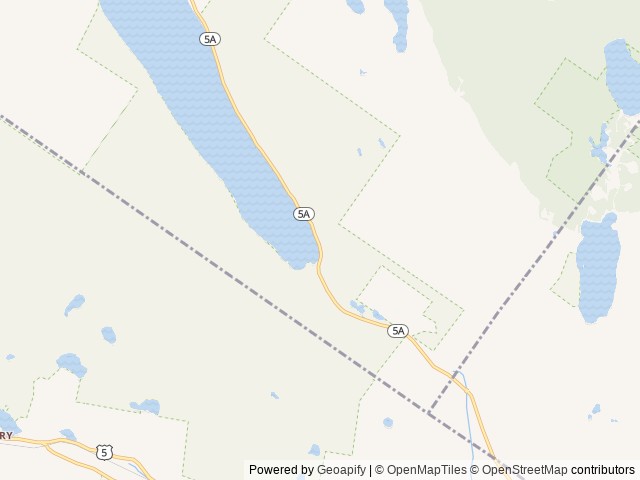Map of White Caps Campground location at Westmore, VT, United States
