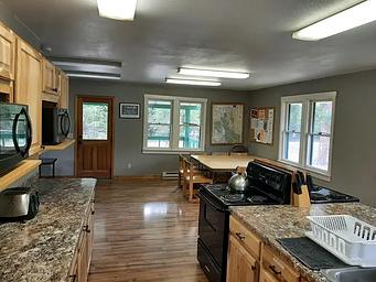 Kitchen and eating area.