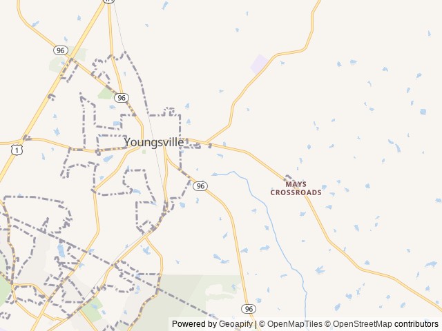 Map for 2022 Fleetwood RV Bounder 35K near Youngsville, NC