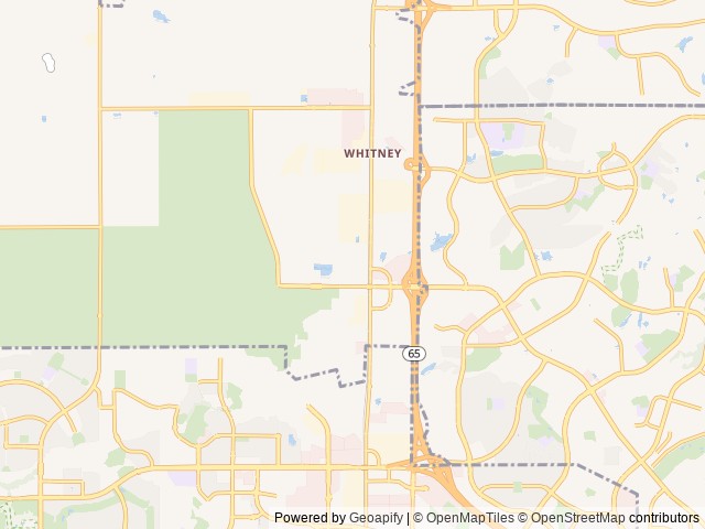 Map for 2022 Grand Design Transcend Xplor 261BH near Rocklin, CA