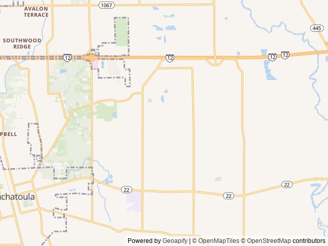 Map for Happy Glamping near Ponchatoula, LA