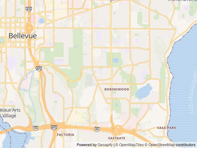 Map for Seats / Sleeps 5, Pet friendly Camper near Bellevue, WA