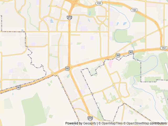 Map for 2019 Thor Motor Coach Four Winds 22E Chevy near San Antonio, TX