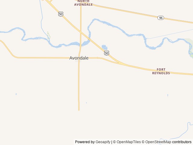 Map for 2025 Keystone RV Coleman Coleman near Avondale, CO