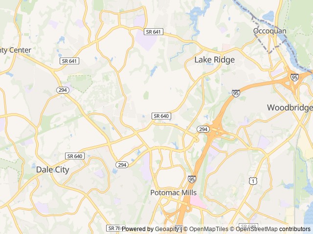 Map for Cozy Jayco JayFlight near Woodbridge, MD