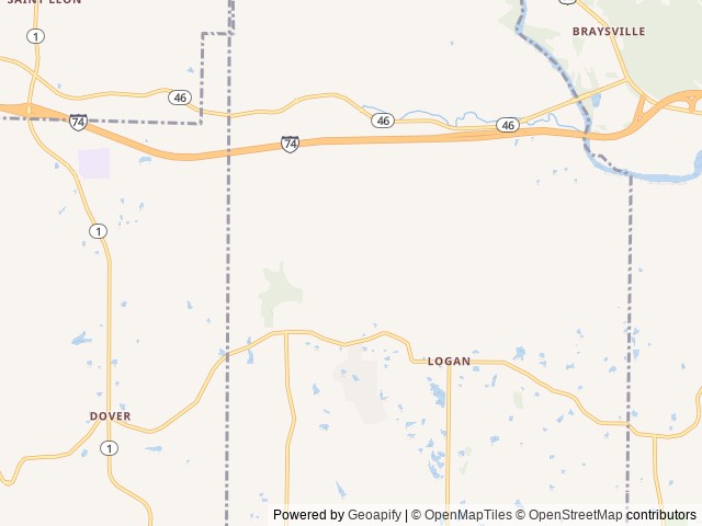 Map for **LOADED & SPACIOUS** home away from home! near Guilford, OH