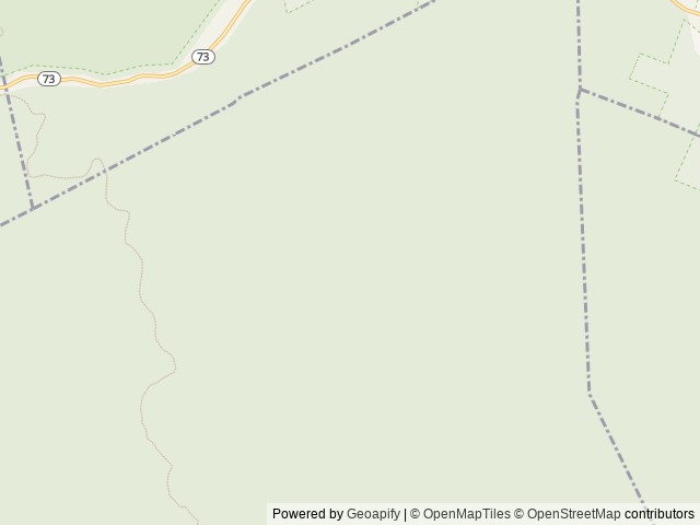 Map of Chittenden Brook Campground location at Rochester, VT, United States