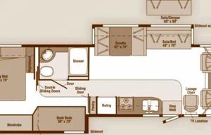 2008 Winnebago Sightseer 35J Bunkbed Model