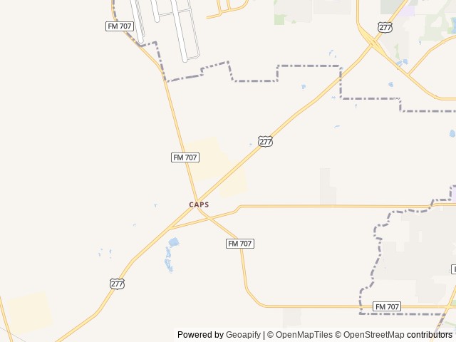 Map for Garner Family Fun RV Rental near Abilene, TX